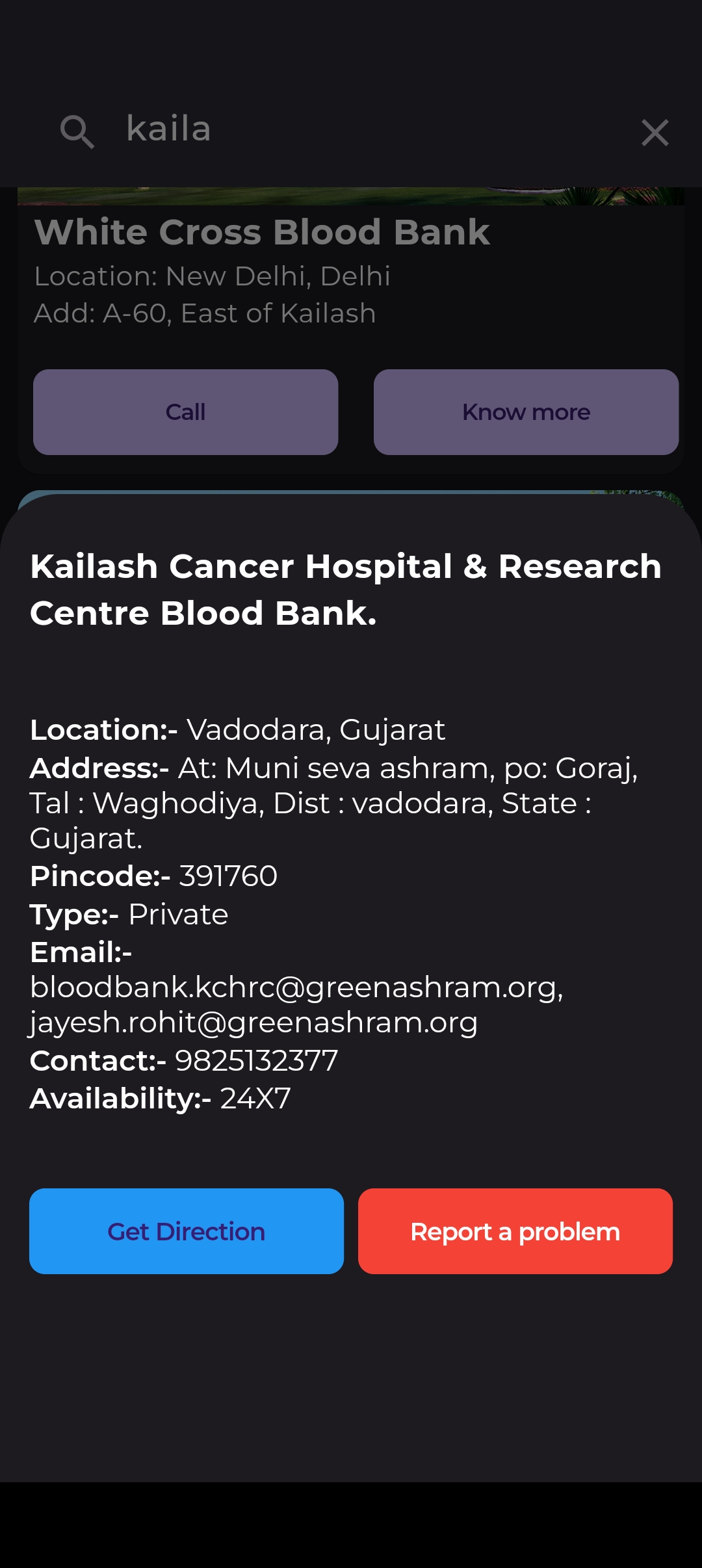 Donor Registration and Profile